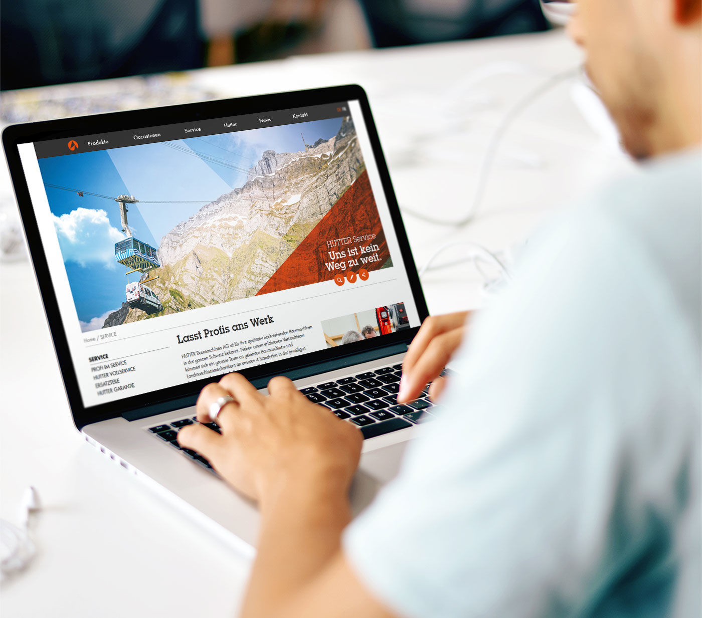 Relaunch Website Hutter Baumaschinen